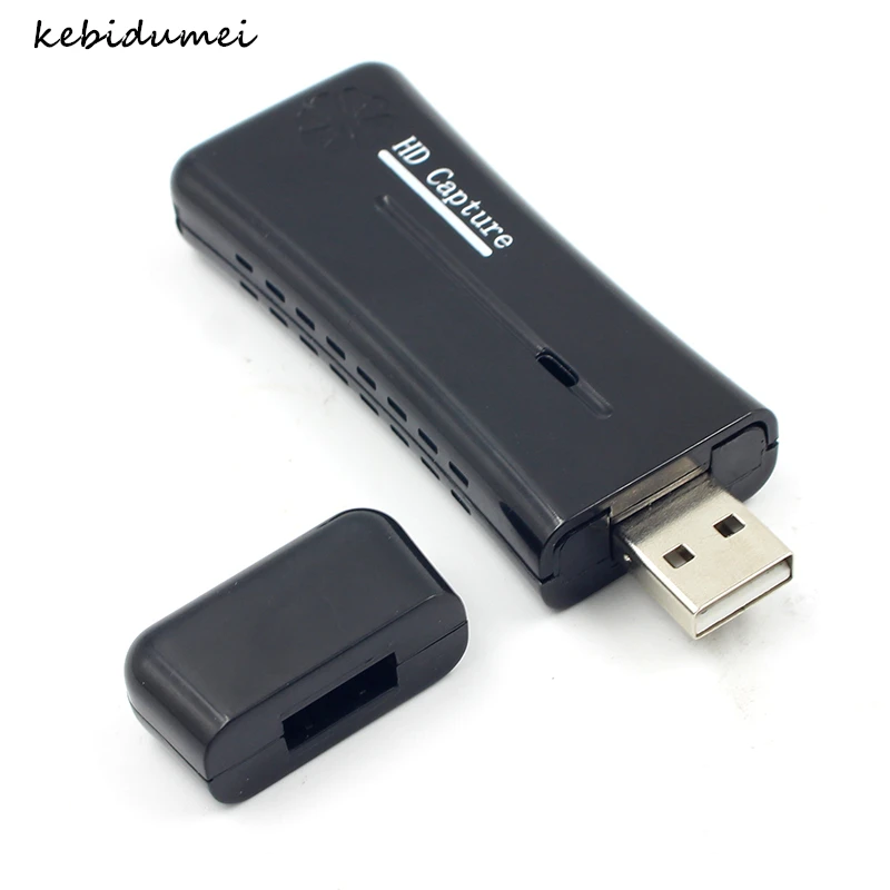 Kebidumei HDMI Карта видеозахвата USB 2,0 порт HD 1 способ HDMI 1080P мини-карта захвата видео для компьютера Windows XP