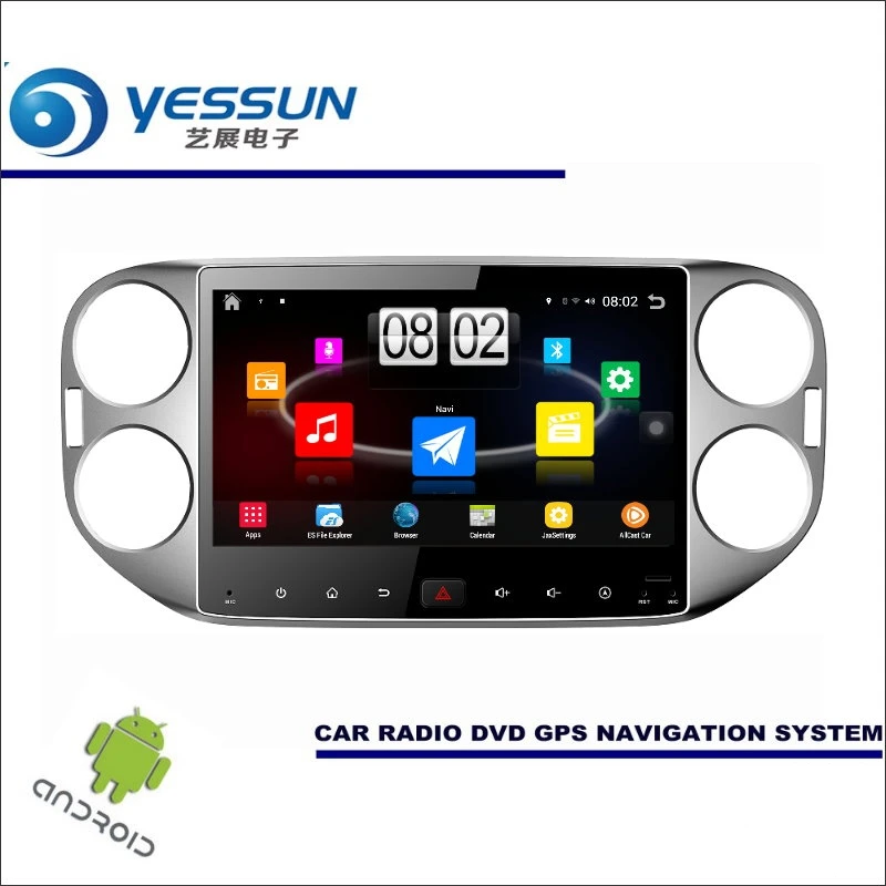 

YESSUN Car Android Player Multimedia For Volkswagen VW Tiguan Radio Stereo GPS Nav Navi Navigation ( no CD DVD ) 10.1" HD Screen
