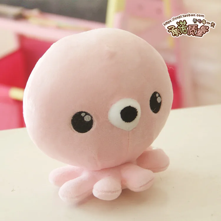 pink octopus plush