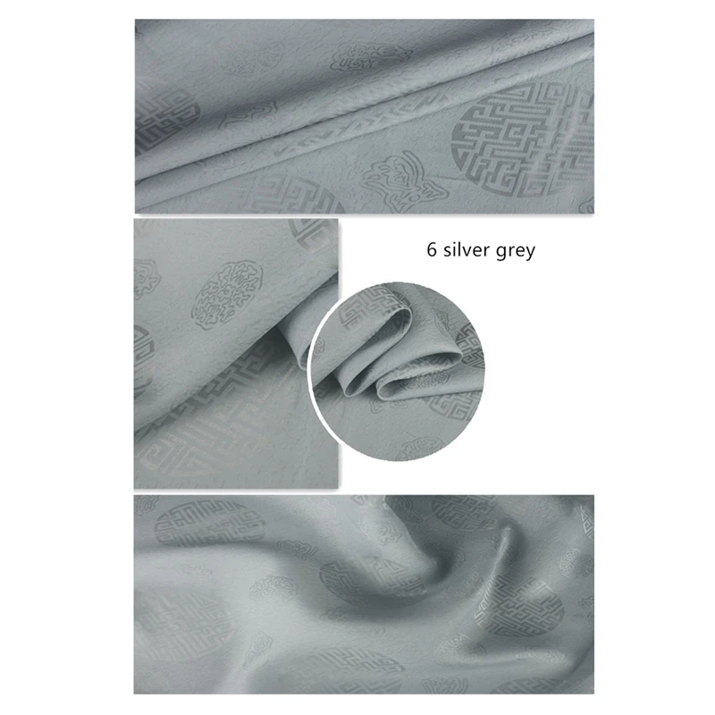 

1 meter sangbo satin fabric for sewing 16 mm jacquard fabrics cotton fabric longevity silk cloth quilting for patchwork vintage