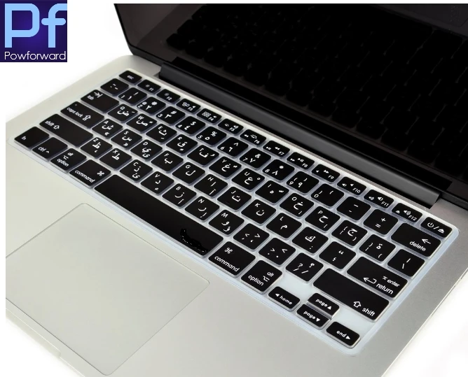 

Arabic / English Letter Silicone Keyboard Cover Protector Skin for Macbook Air 13 13.3 for Macbook Pro 13 15 17 with Retina 2015
