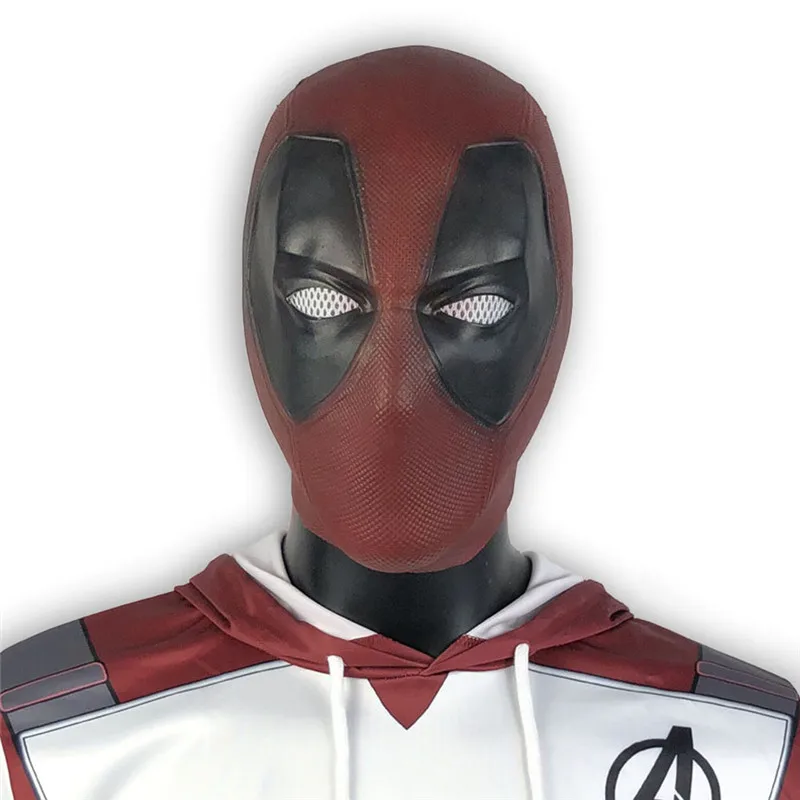 

2019 New Deadpool 2 Mask Breathable Latex Mask Halloween Cosplay Costume Props Avengers Endgame Latex Mask Collectible Toys