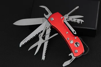 

Multifunction Folding Pocket Knife Survival Outdoor Camping Tool Stainless Steel Pocket-Size Hunting knife switching blades tool