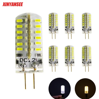 

6 Pcs/lot G4 LED Light Bulb Household lighting DC12V/AC220V 3014 SMD LED lighting instead of halogen spotlight chandelier