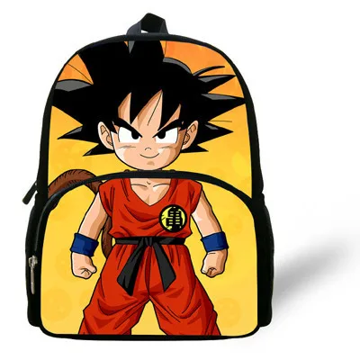 12-дюймовый герои мультфильмов Сунь Укун рюкзак Dragon Ball школьные ранцы для мальчиков принт Детский Рюкзак Mochila Escolar