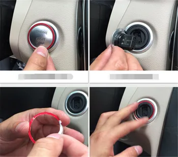 

Start Stop Engine Push Button Key Ring Cover For Mercedes Benz A B Class W176 A180 A200 A250 W246 B180 B200 B250