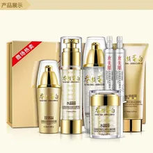 Один весенний увлажняющий косметический набор для ухода за кожей лица золотой Шелковый скиммер семь Осветляющий цвет лица