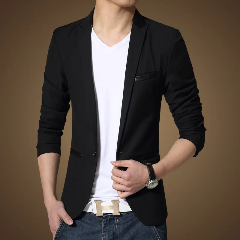 Black casual blazer for men Keep it ultra-chic and sassy in the hottest blazers that just dropped this season Looking for a professional black blazer for women or a casual white blazer for the perfect statement-making piece. Black blazer, white tee, army green trousers, black sandals love this outfit have the green trousers already.