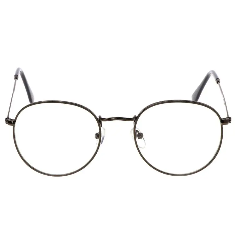 Винтажные мужские женские очки с круглой оправой, прозрачные очки с полной оправой, оптические очки