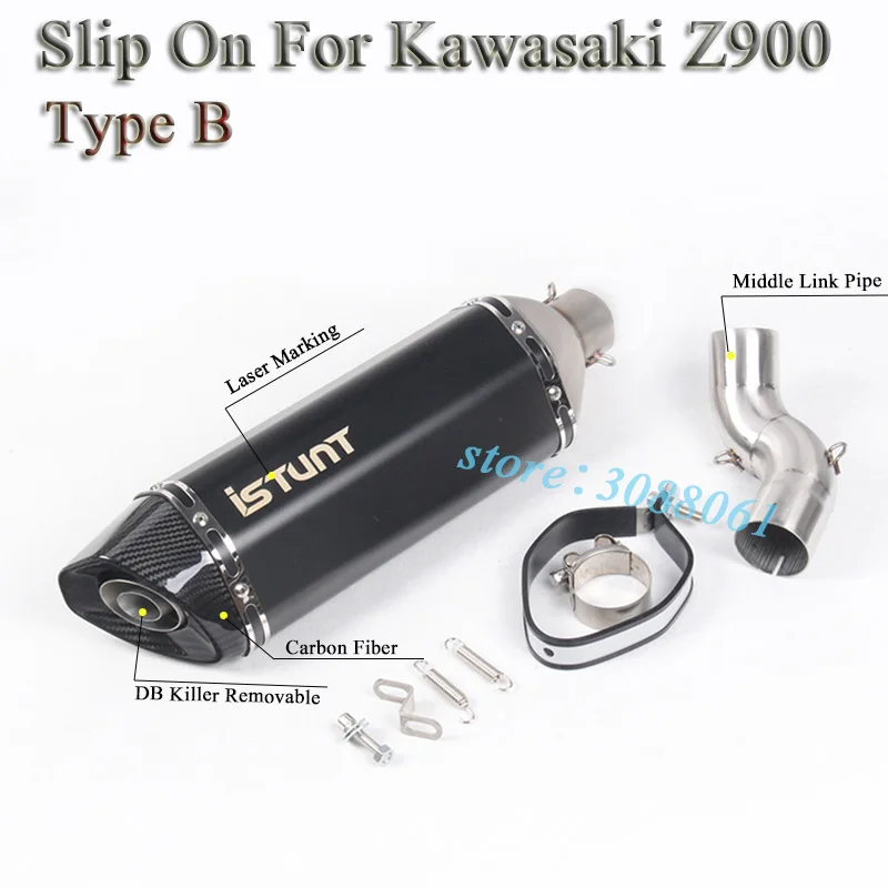 Kawasaki Z900 Akrapovic Muffler