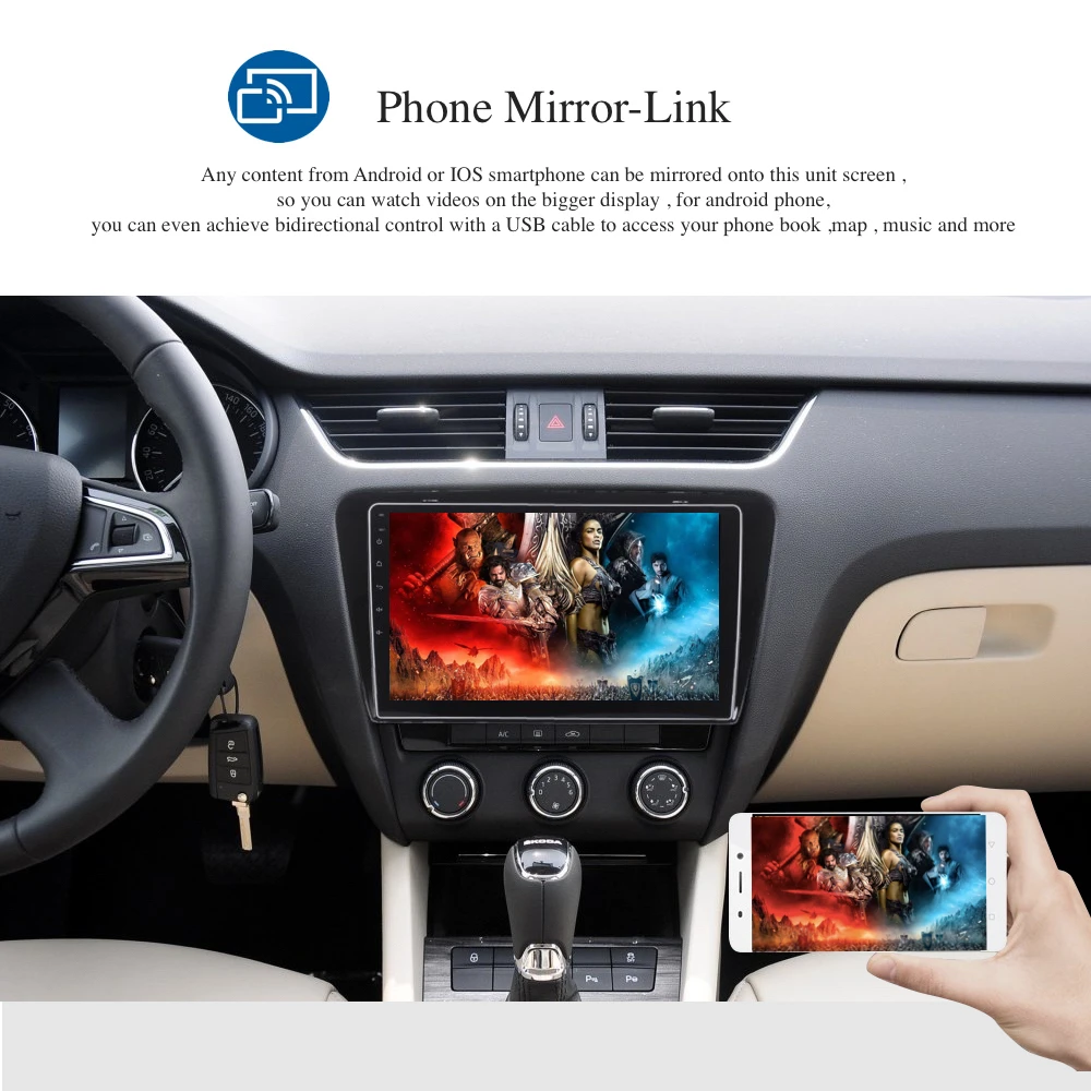 Clearance Android stereo Head Unit for SKODA OCTAVIA 2014 2015 2016 2017 Permanent Radio NAVI GPS Radio Headunit wifi free map Head Device 3