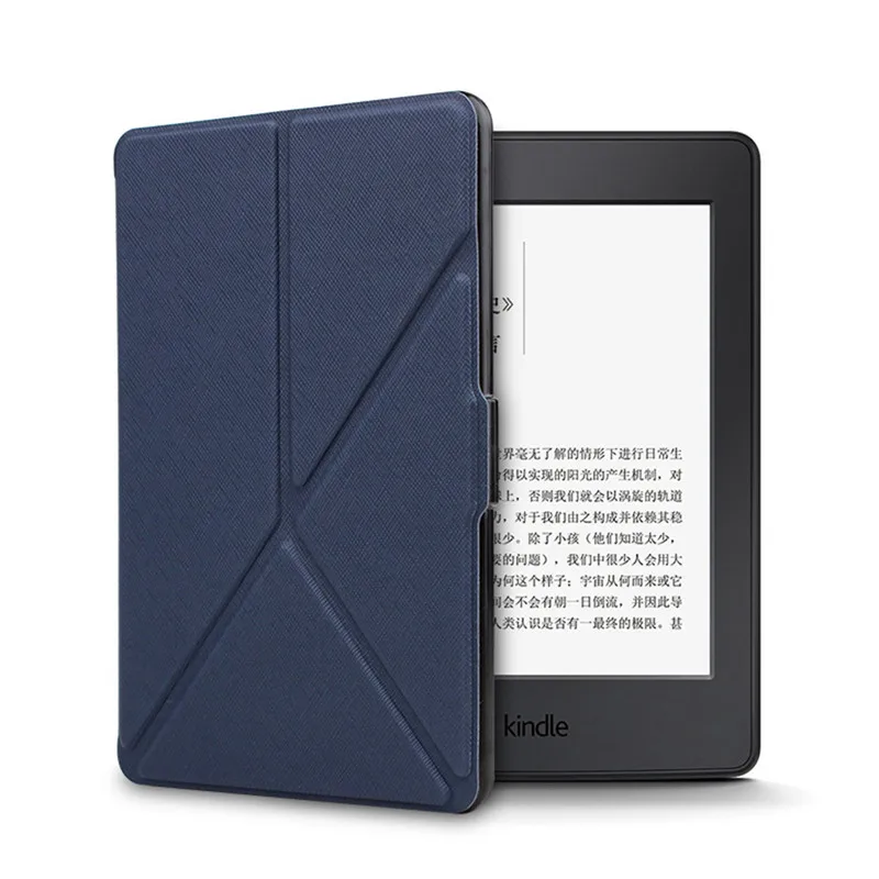 Тонкий умный чехол-подставка из искусственной кожи для Amazon Kindle Paperwhite 1 2 3 2013 6,0 дюймов многоразовый кожаный чехол+ стилус