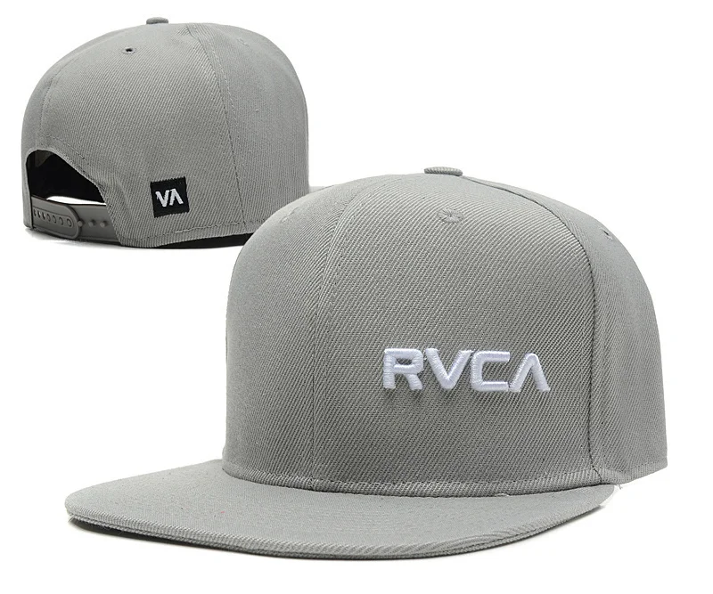 New RVCA Snapback hats caps Black Red 