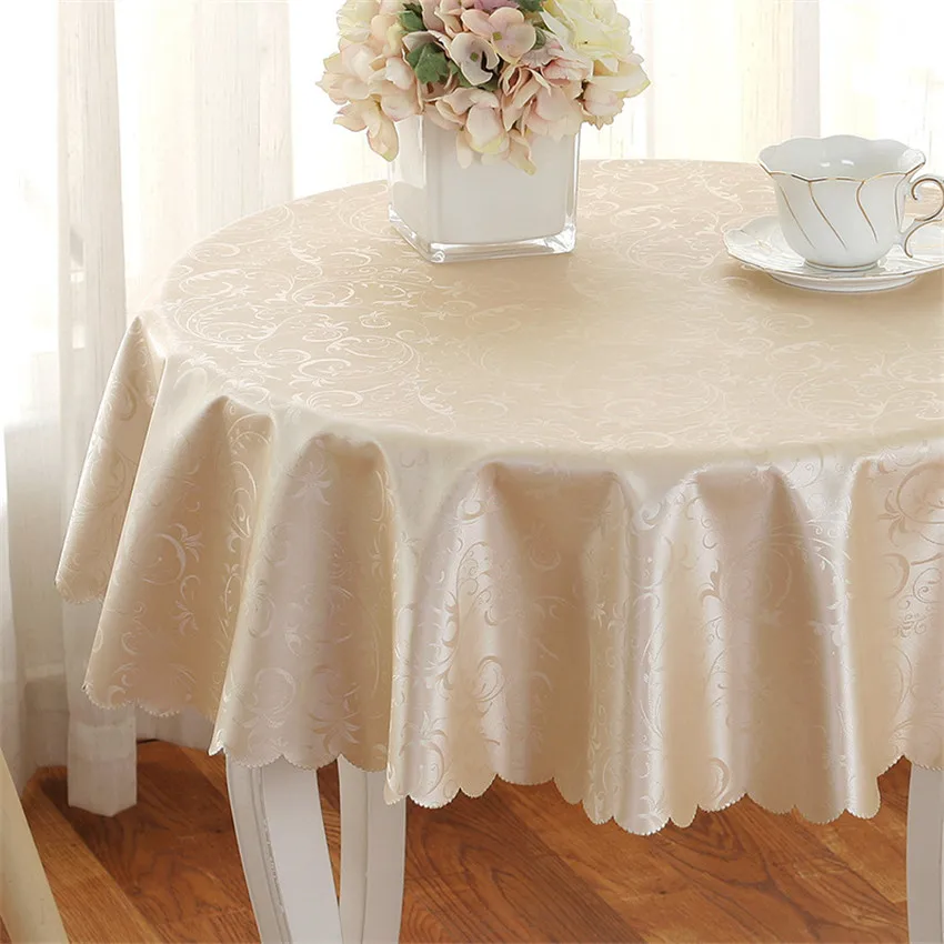 Cena 2019 europejskie luksusowe wodoodporny obrus dla kuchnia jadalnia Decor dekoracja na przyjęcie ślubne obrus wodoodporny obrus
