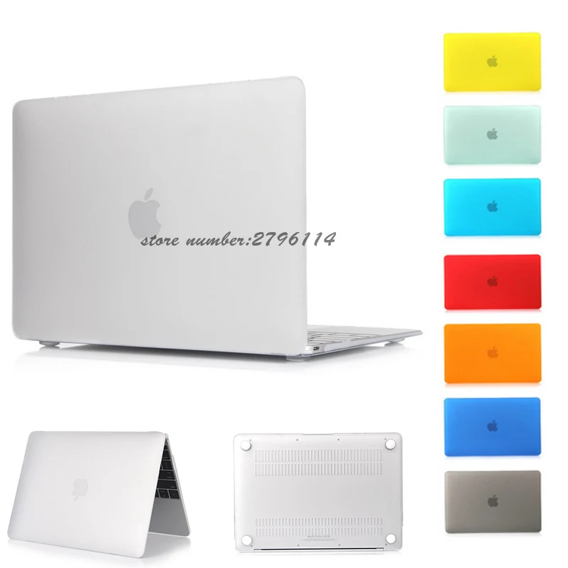 Matte Surface Hard Cover Case Sleeve for Macbook Pro 13.3 15.4 Retina 12 13 15 inch For Air 11 Laptop Shell | Компьютеры и офис