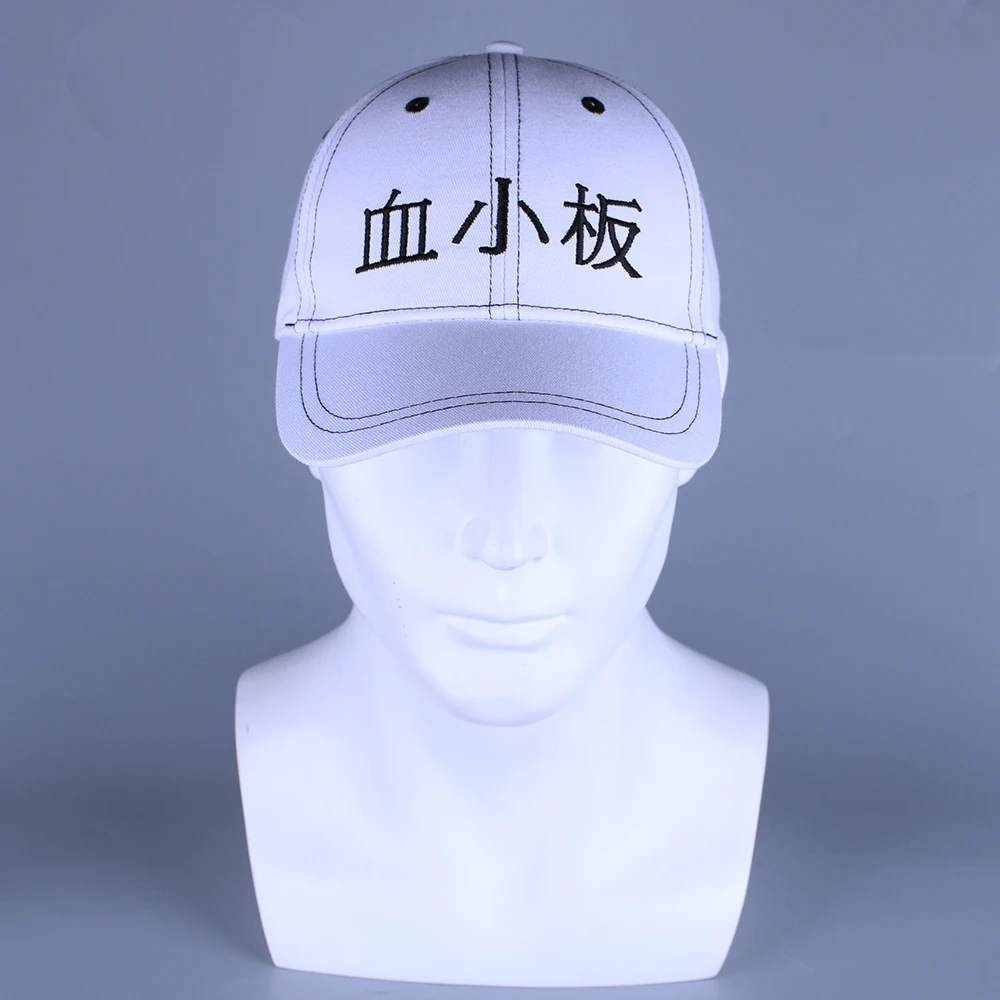 Аниме Hataraku Saibou Cells at Work бейсболка солнцезащитный козырек вышивка шляпа Snapback косплей реквизит