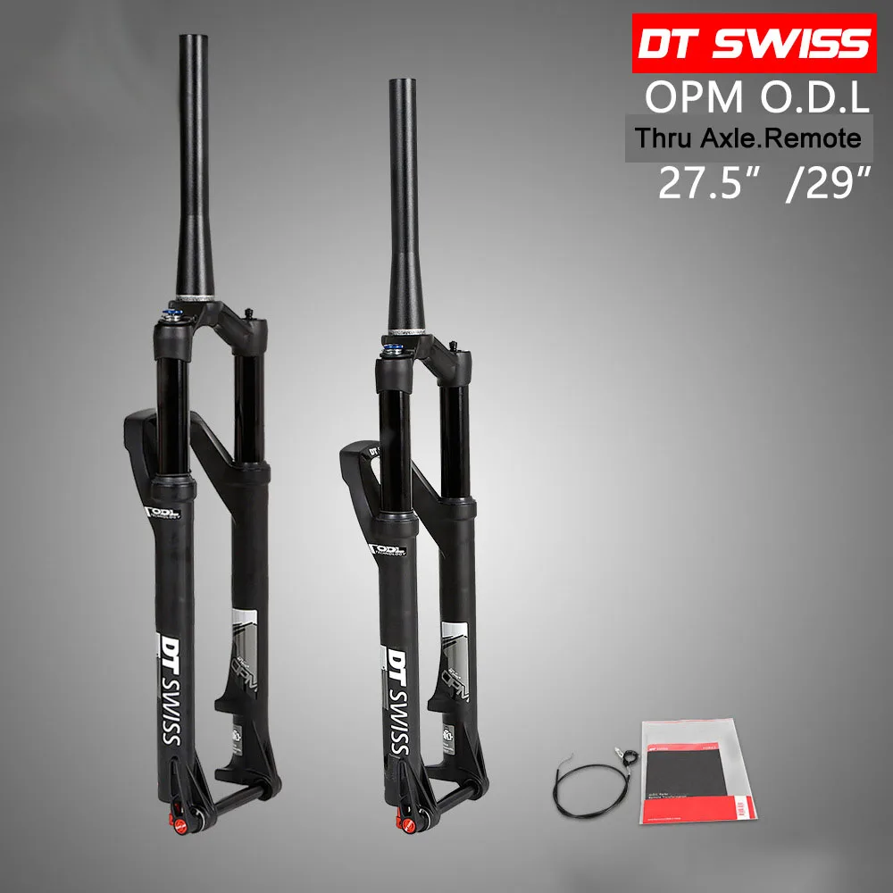 

MTB Air Fork OPM ODL 27.5 29 Line Remote Integrally Shock Absorber Fork Spring NSC Racing Mountain Bike Tapered Fork Thru Axle
