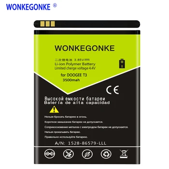 

WONKEGONKE for DOOGEE T3 Battery with tracking number