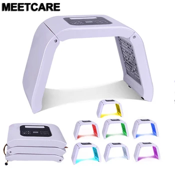 

LED Light Seven Colors Facial Skin Care Machine Electric Face Remove Acne&Pore Repair Phototherapy Spectrometer Beauty Intrument