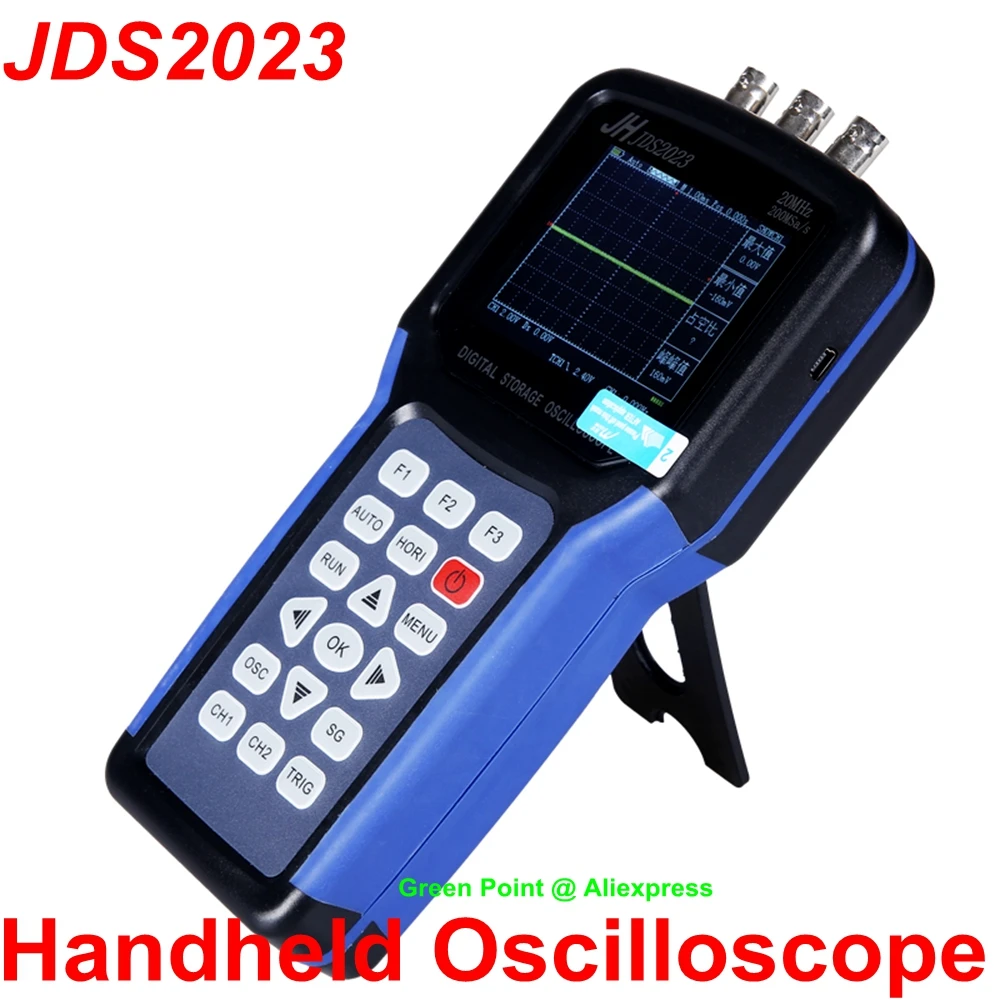 

New Arrival Jinhan JDS2023 Handheld Digital Oscilloscope 200MSa/s Digital Multimeter JDS2023 1 Channels Handheld Oscilloscope