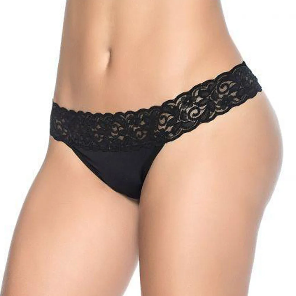 

Women's Sexy Lace Panties G-string Bandage Transparent Briefs Breathable low-Rise Women Underwear Lingerie #YP15