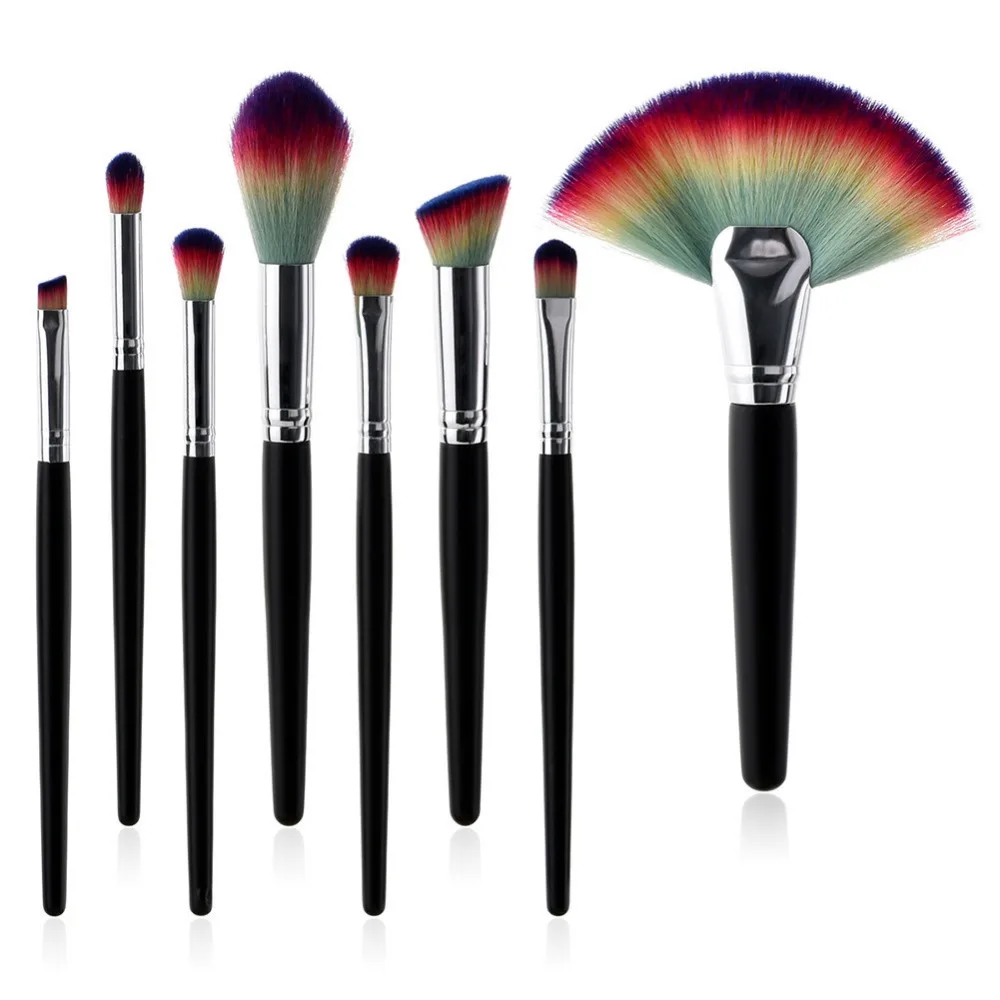 8Pcs Professional Makeup Brushes Set Cosmetics Foundation Face Powder