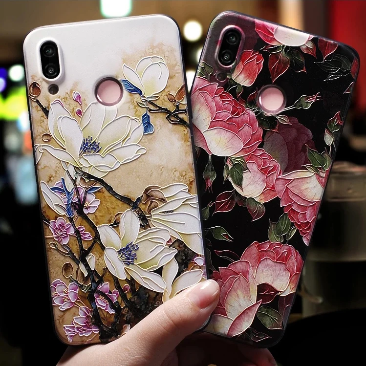 Чехол для Huawei P30 P20 Lite Pro чехол P20lite P20Pro P30Lite Plus телефона с розовыми черными красными
