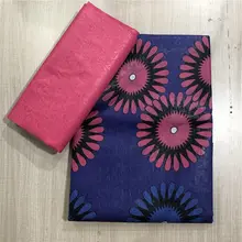 Базен Riche ткань хорошего качества африканский жаккард бассейна кружева с простой парчи кружева соответствующие 10 ярдов/комплект