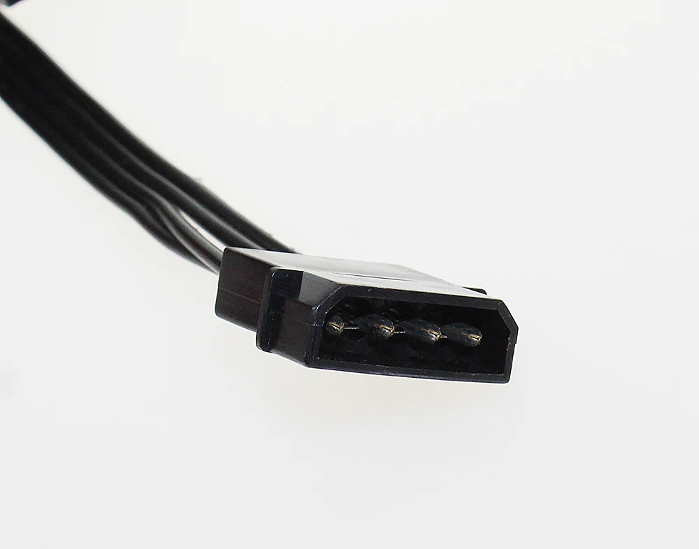 Разветвитель питания с 15 контактами IDE 4P на 5 SATA линия преобразования для ПК