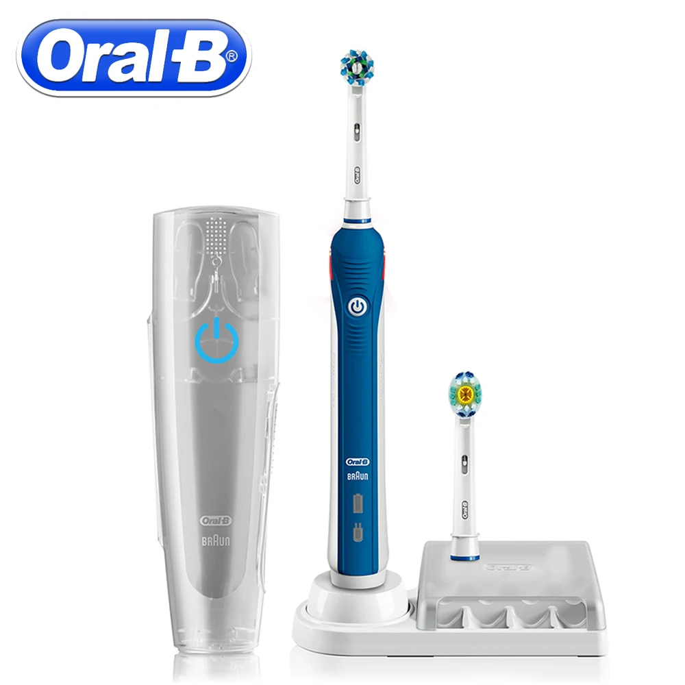 US $73.19 Oral B Sonic Electric Toothbrush Teeth Whitening Pro4000 Best 3d Smart Rechargeable Ultrasonic Tooth Brush Daily Clean