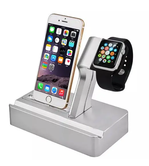

2016 Apple's mobile phone watches exclusive high-end plastic three rechargeable stent cradle bracket for apple watch Accessories