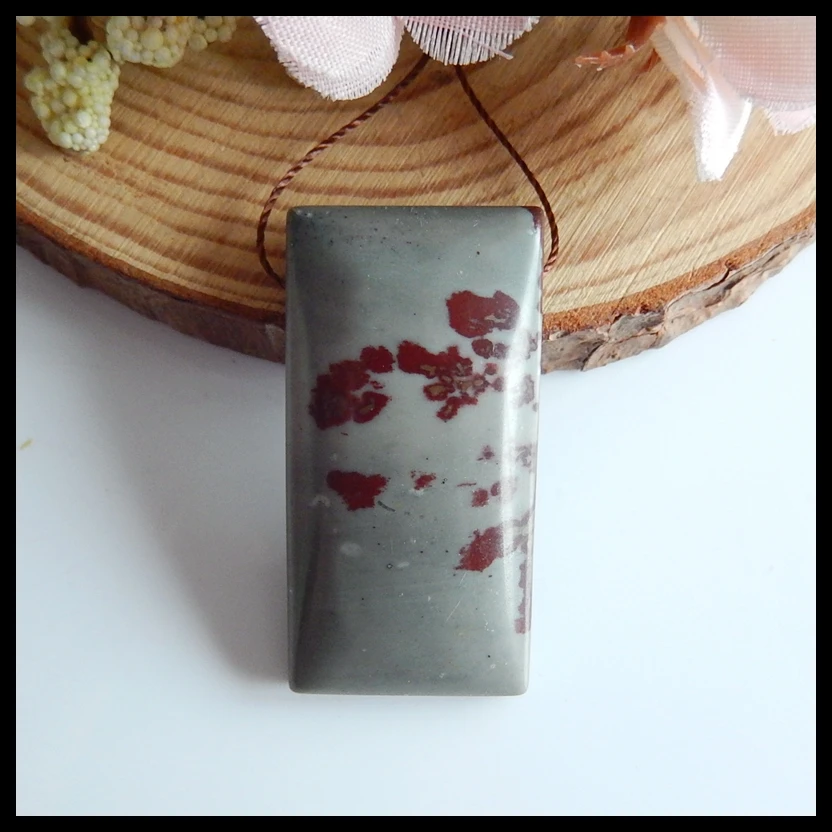 

Birthday gift Natural Gemstone,Chohua jasper fashion women necklace Pendant Bead,40x20x7mm,11.5g