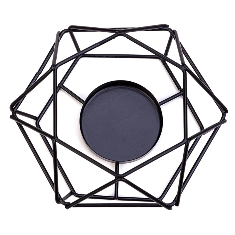 1 шт. геометрический подсвечник в скандинавском минималистическом стиле украшения настенные бра соответствующие стальные маленькие подсвечники