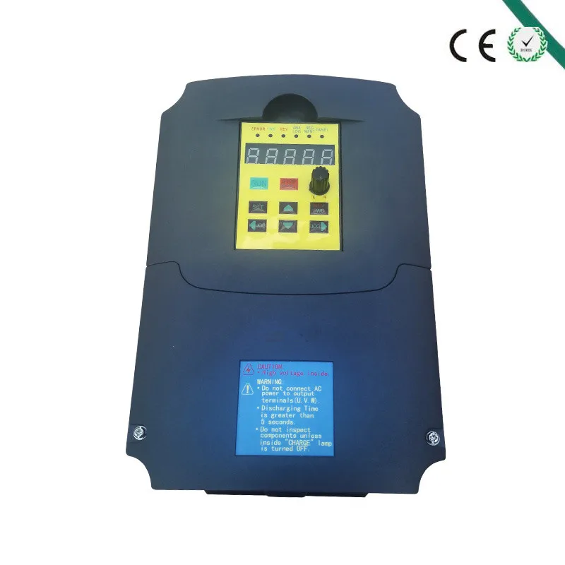 

CE APPROVED 4KW 4000W 5HP 400Hz variable frequency drive VFD inverter for cnc spindle motor,Input 380V 3Phase Output 380V 3Phase