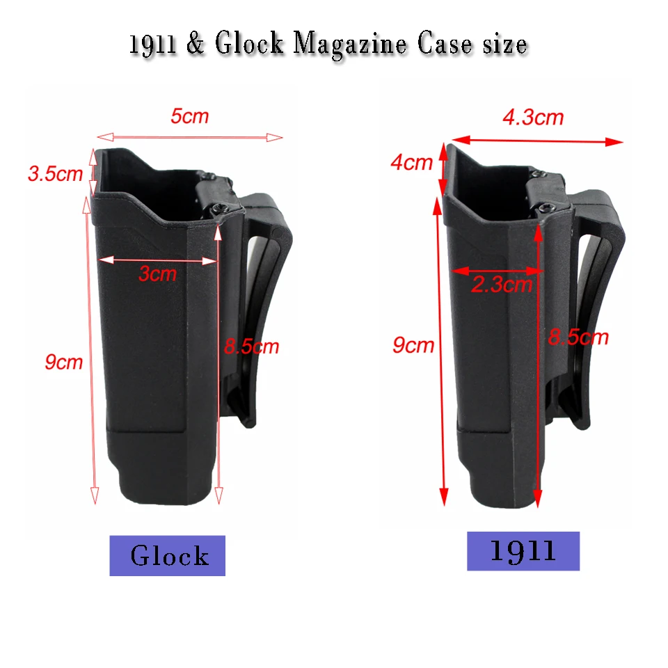 BlackHawk CQC подсумок подсумок два стиля от 9 мм до 45 Calibe для Glock 9 мм и 1911 Tactics caliber Magazine