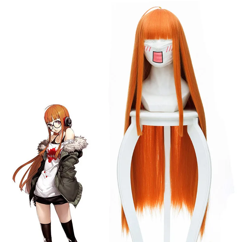 Coshome Anime Persona 5 Futaba Sakura Cosplay Wigs Haru Okumura Kurusu Akira Joker Wig Hallowen Party Peluca (19)