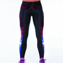 Новинка, Galaxy, Фиолетовые женские штаны для фитнеса, 3XL, спортивные штаны, свободный размер, синие, Galaxy, для бега, спортивные Леггинсы, 3 узора