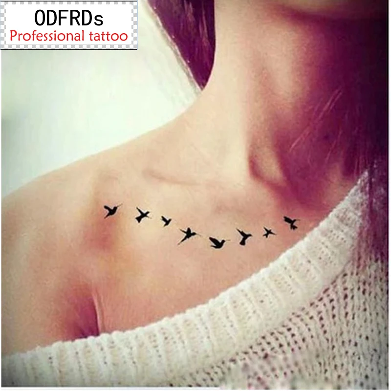 

8 Various birds flying Brand new fashion waterproof temporary tattoo sticker tatoo tatto men and women flash fake henna