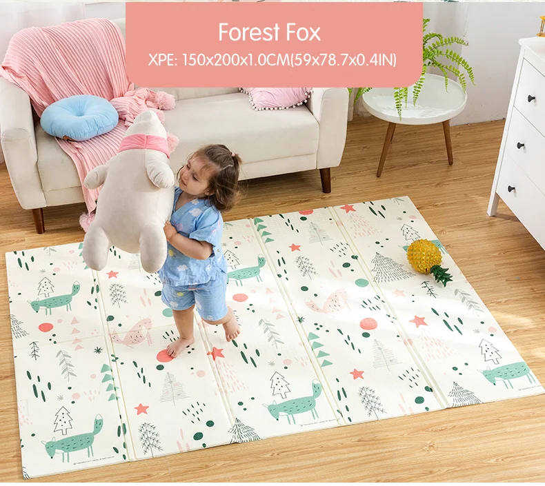 Esteira do Jogo do Bebê Infantil das Crianças do Quarto Quarto do Bebê Infantil Brilhante Xpe Enigma Mat Espessamento Tapete do Bebê Mat Bebê Engatinhando Pad Dobrável Tapete 18 baby carpet
