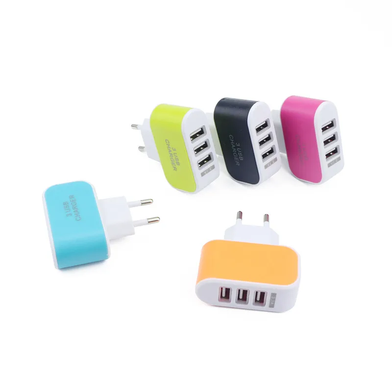 BThocing USB Три-выходной порт зарядное устройство 5 V 3 1 A США Plug/EU Plug