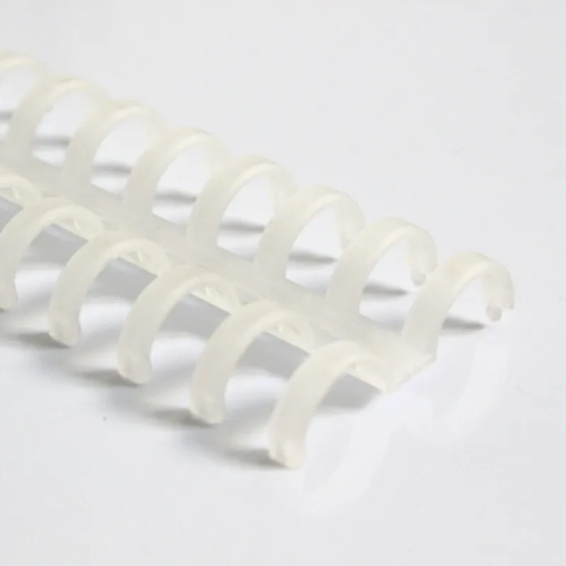 25 Hole Transparent Plastic Binding Ring Loose-leaf Binding Ring plastic binding rings loose leaf binding coil book binding supplies plastic binding coil Single Not Scrape Hand Feel Free to Cut Office Supply