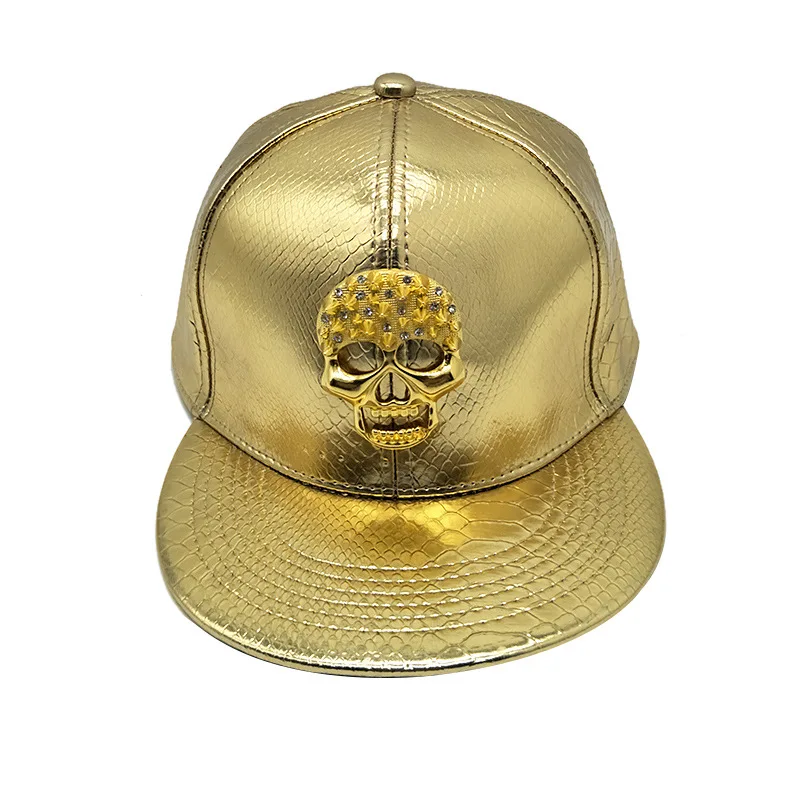 New Skull Head Snapback Baseball Hat For Men Women  Hip Hop Flat Caps Skateboard Cap Outerdoor Hats Ajustable chapeu masculino