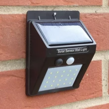 Ночной светильник на солнечной энергии, 30 светодиодный светильник на солнечной батарее с датчиком движения PIR, настенный светильник, cd ночник, водонепроницаемый садовый светильник