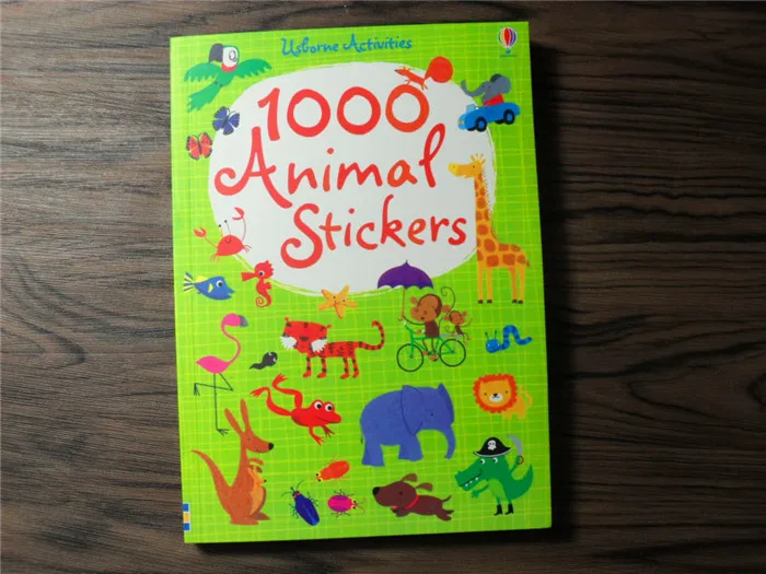 1000 шт Мультяшные сценические наклейки s детские наклейки книги с животными принцесса динозавр дорожные книги для дошкольников 15,2*21 см - Цвет: animals