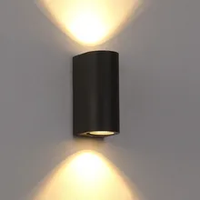 Открытый IP65 Алюминий светодиодный настенный светильник AC85-265V СИД наивысшей мощности современное Домашнее освещение в помещении и на открытом воздухе украшения свет