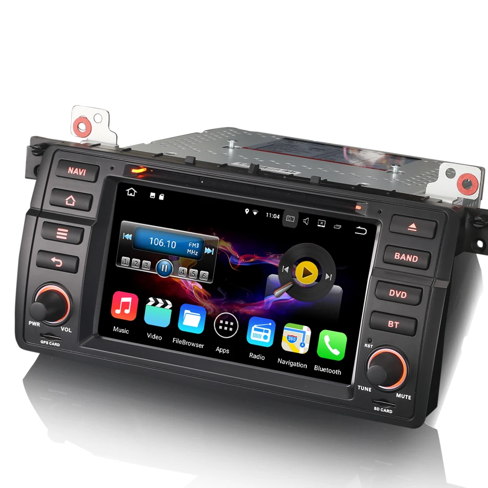 Car Radio Android 7.1 DAB+ GPS DVD DVR SAT NAV Radio RDS Bluetooth CAM