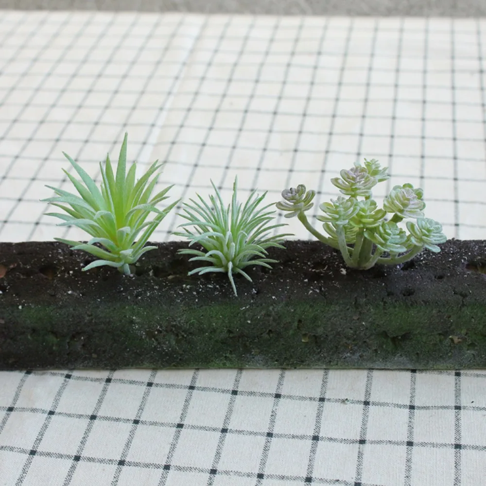 Новый DIY Искусственные растения сочные Мороз Лотос кактус пейзаж моделирование
