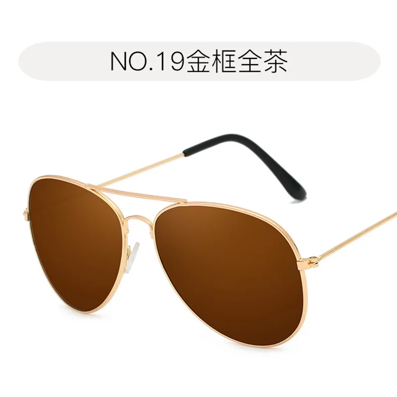 Hindfield ladies sunglasses Men women Goggle UV400 Europe and America fashion Accessories Trends neutral Beach Sun Glasses - Цвет линз: Gold frame Brown