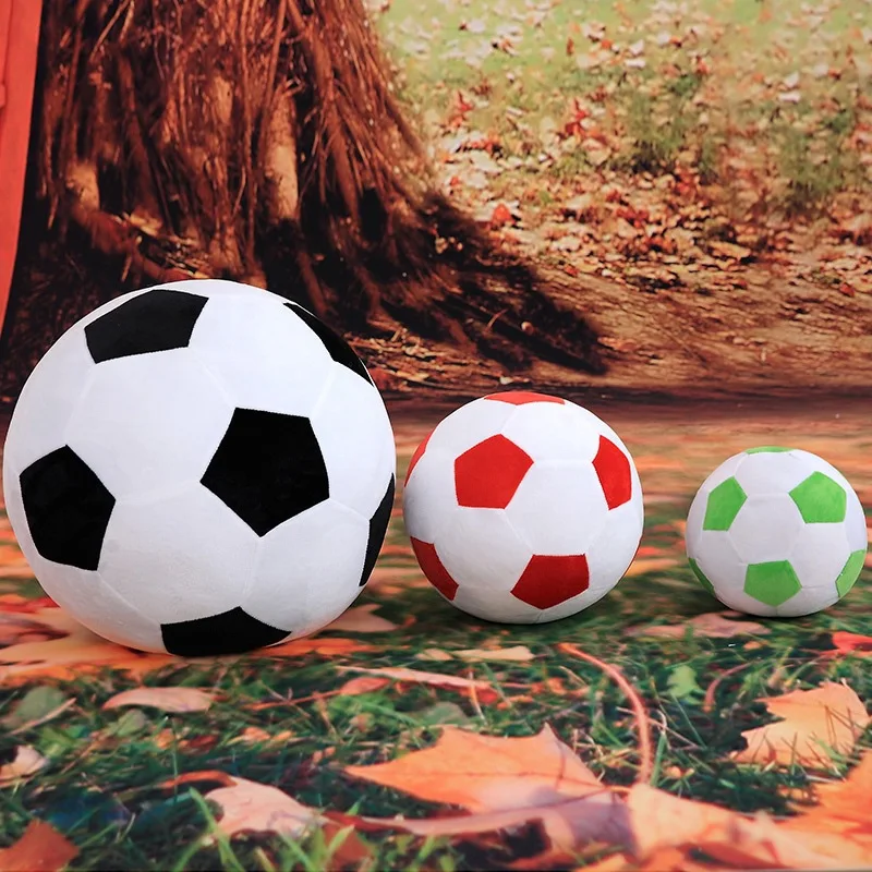 large plush soccer ball