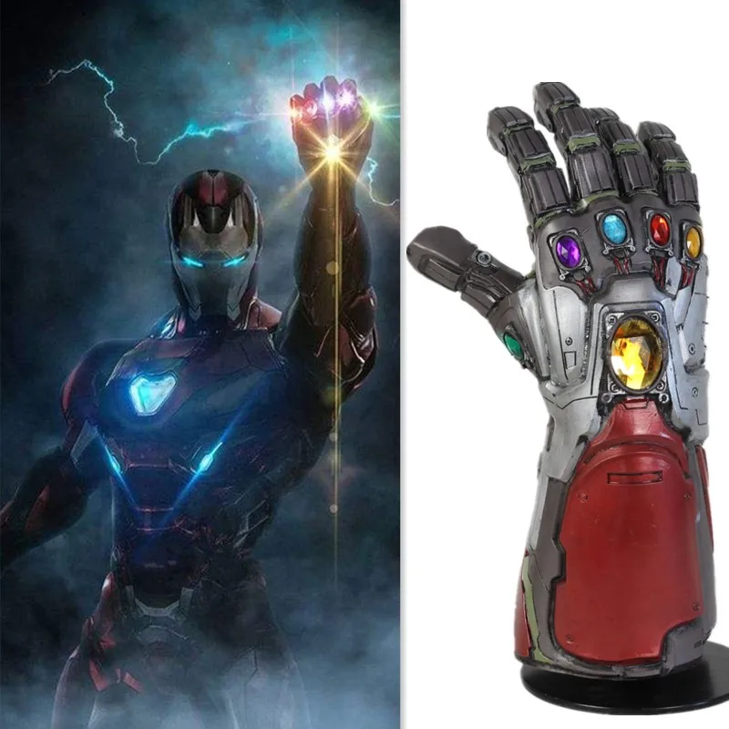 Перчатки для косплея Endgame Thanos Iron Man Hulk Infinity Gauntlet аксессуары Tony Stark Gauntlet|Аксессуары